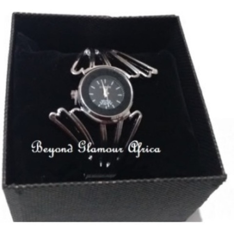 Ladies Silver Plated Fancy Watch