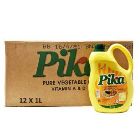 Pika Cooking Oil 1L x 12pcs Carton