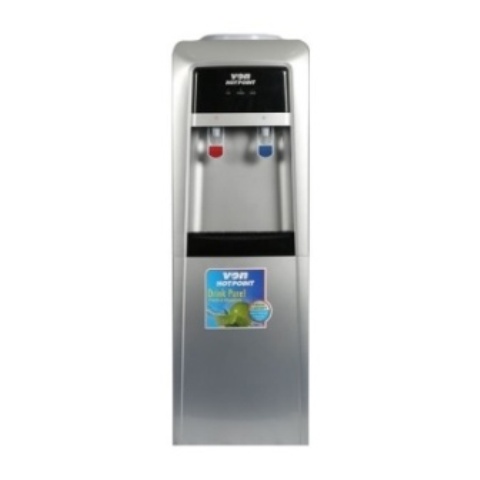 Von VADA2210S Water Dispenser Electric Cooling- with Fresh Cabinet - Silver/Black