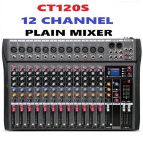 CT-120S 12 Channels Plain Mixer