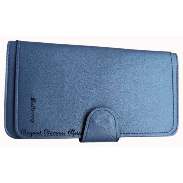 Ladies Blue large leather wallet