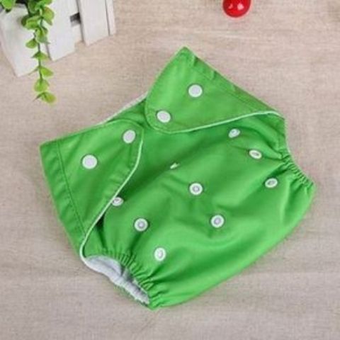 Washable Reusable Adjustable Baby Diaper with 2 Inserts