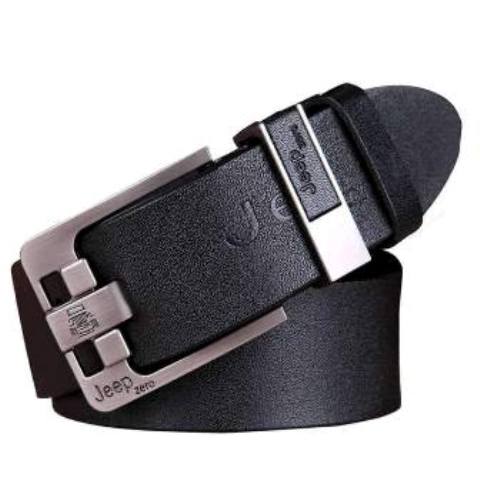 Genuine Leather JEEP Brand Men Cow Hide Belt Perfect Gift for Him