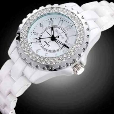 Water Resistant Fashionable Ceramic Strap Lady Gift Valentine Gift Watch