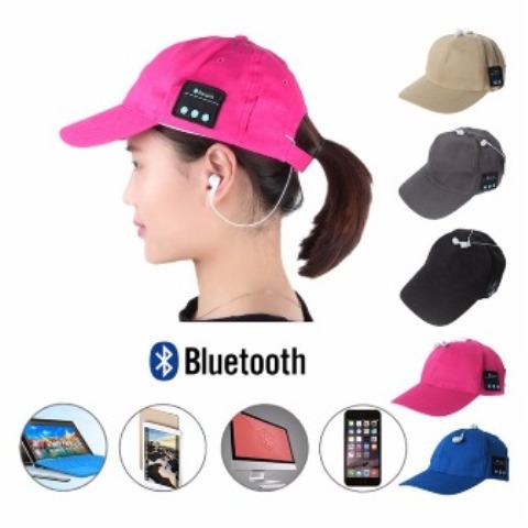 100% Cotton Wireless Bluetooth Baseball Hat Earphone Bluetooth Music Cap
