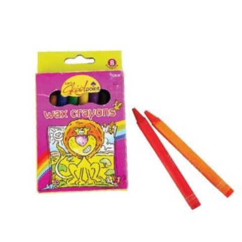 Generic Kids Wax Crayons - Set of 8