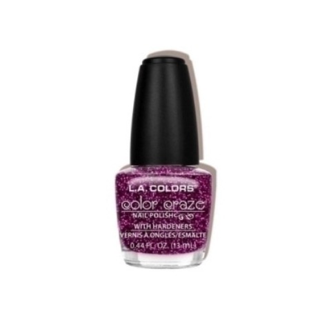 La Colors Color Craze Nail Polish Glistening Purple CNP445