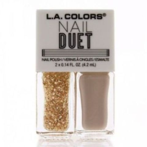 La Colors Nail Duet Glitter/Polish PB&J CNP91