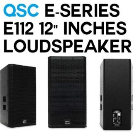 QSC E-Series E112 12″ Passive Loudspeaker