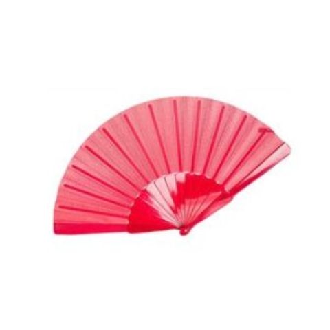 Red Folding Silk Hand Fan