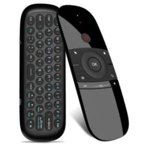 2.4Ghz Wireless Mini Keyboard Air Mouse Dual Side IR Remote Control