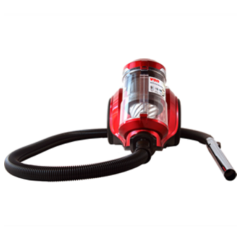 VON VAVC-30DMR Vacuum Cleaner Bagless, 3.5L - Red