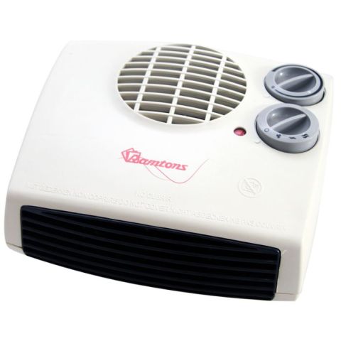 Ramtons White, Fan Heater, 2 Heat Settings- Rm/314
