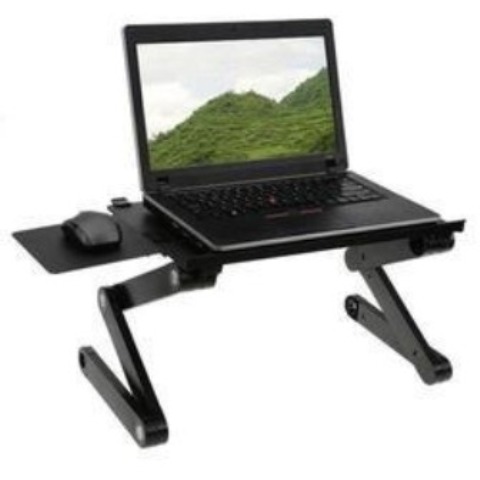 360 foldable and fully adjustable table desk for your laptop. Slim and fashionable design yet super firm and durable
