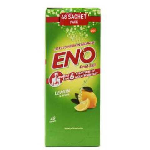Eno Fruit Salt Lemon Flavour 48 Sachets