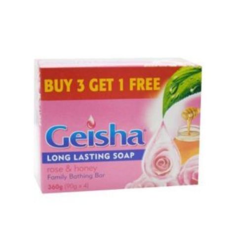 Geisha Soap Pink Value Pack 90gx4