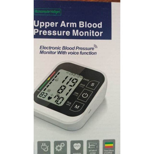 Electronic Blood Pressure monitor with a voice function