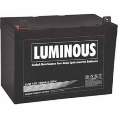 Luminous12V 100Ah Deep Cycle SMF Inverter Battery