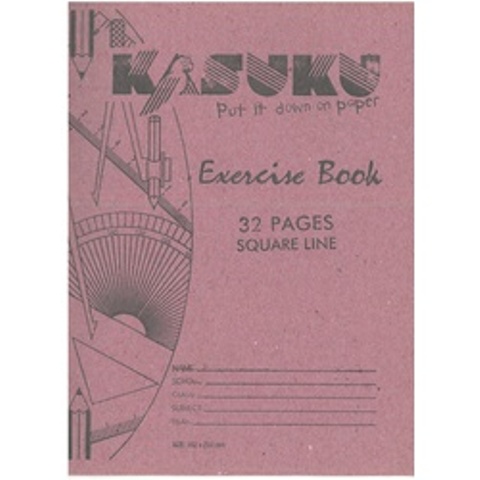 Kasuku Exercise Book 32 Pages Square Ruled