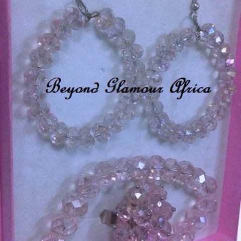 Ladies Crystal Jewelry Set