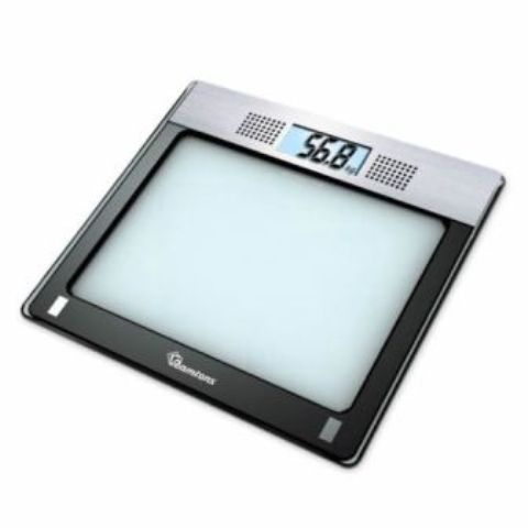 Ramtons Black And Silver, Talking Bathroom Scale- Rm/304