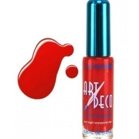 La Colors Art Deco Nail Art Polish Red CNA914
