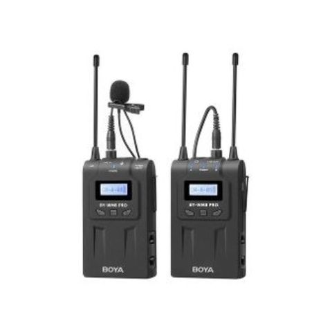 BY-WM8-Pro-K1 – BOYA UHF Dual Channel Wireless Microphone System – Kit