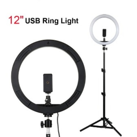 LED Ring Light 12 Inch & Tripod Stand