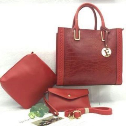 Fashion Fashionable Lady Handbags 3 in1 Set