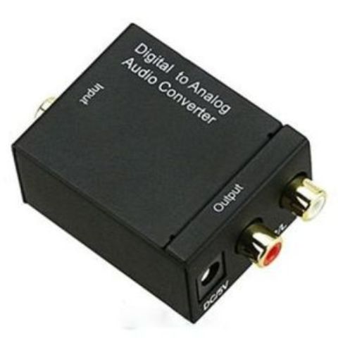 Optical to Analogue R/L Stereo audio converter