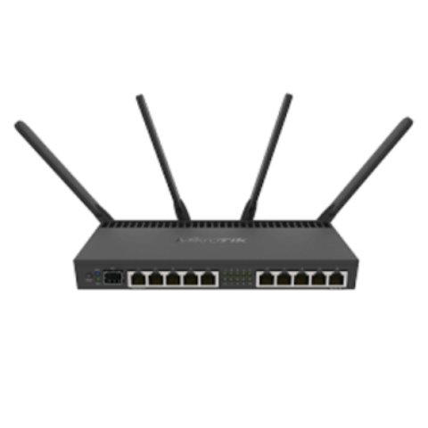 MikroTik RB4011iGS+5HacQ2HnD-IN | 10x Gigabit Wi-Fi Router