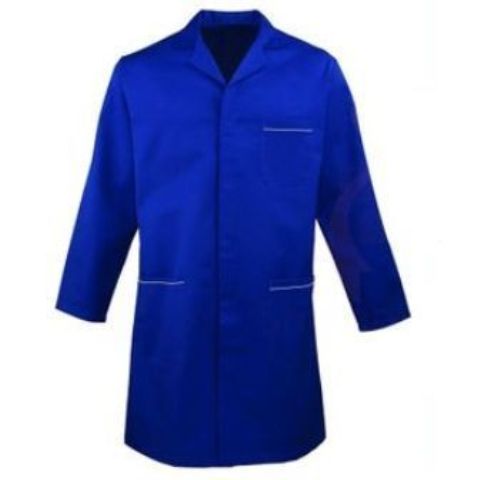 Comfy Royal Blue Cotton Dust-coat