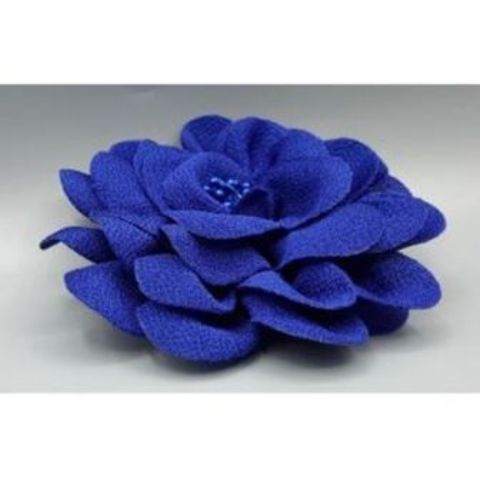 Royal Blue-Fabric Brooch Clip Hair