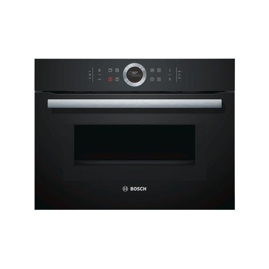Bosch CMG633BB1B Built In Microwave Oven, 45L, 14 Function - Black