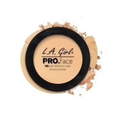 La Girl  Hp Pro Face Pressed Powder Creamy Natural -GPP602