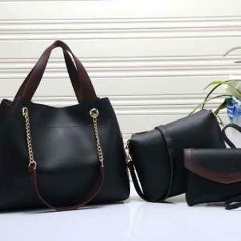 Classy 3in1 Ladies Handbags  Black