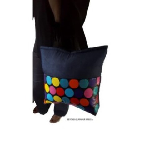Ladies  colored Polka Denim Bag