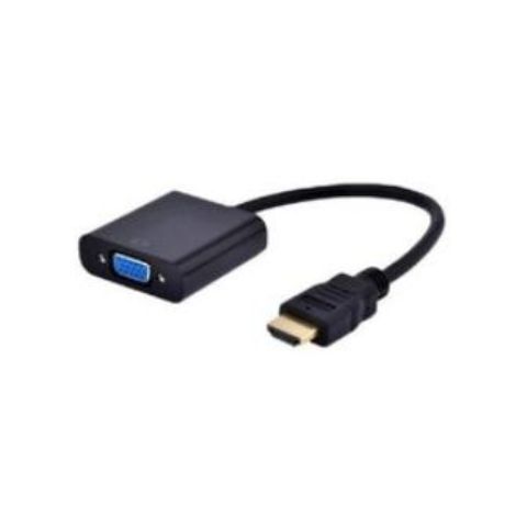 HDMI To VGA Cable -Without Audio - Black