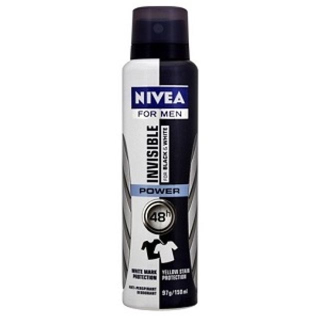 Nivea Deodorant Body Spray Men Invisible Black & White Power 150 ml