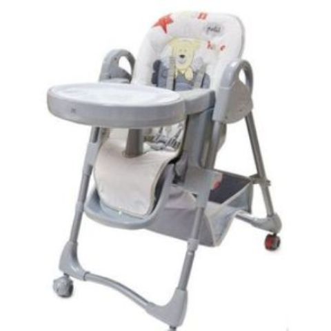 Baby Feeding Chair (moving)-Grey