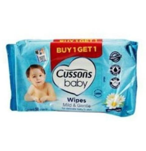 Cussons Baby Wipes 1+1 Value Pack