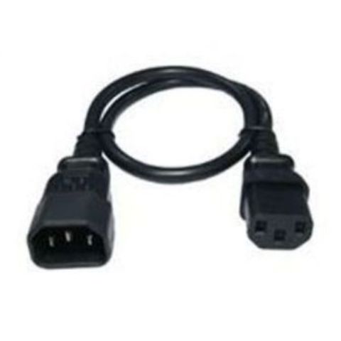 Plexus Energy Back to Back Power Cable for Monitor - Desktop PC - CPU - Black - 1.5m