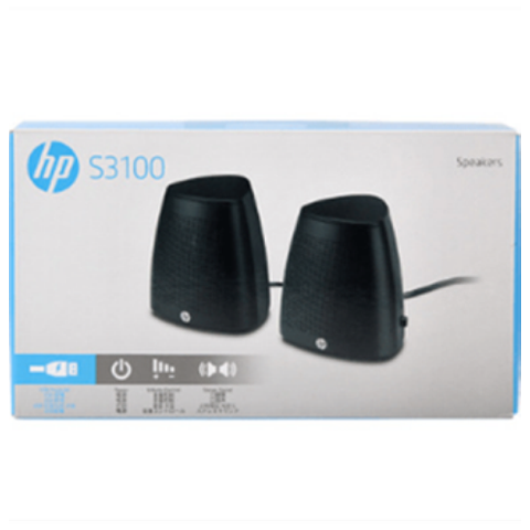 HP S3100 USB Speaker Black & White