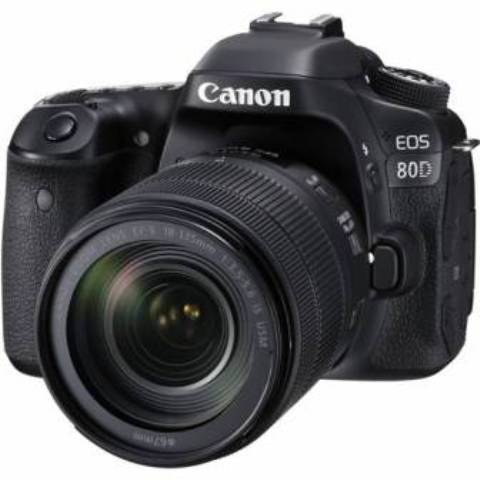 Canon EOS 80D DSLR Camera With 18-55mm Lens