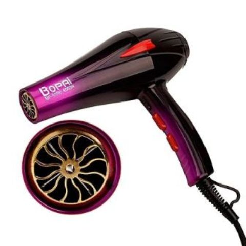 Bopai 4000W Blow Dry Hair Dryer - Black & Purple