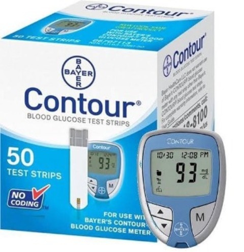 Bayer's Contour Blood Glucose Monitoring System The simple and most complete meter from Bayer, the Contour Blood Glucose Meter, uses No Coding technology to ensure accuracy every time you test.