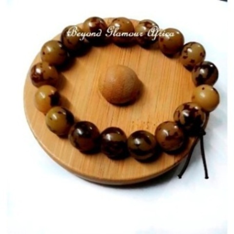 Multi color  Wooden Brown Shamballa bracelet