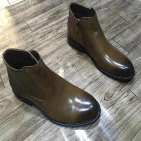 Classic Men Leather Ankle Boots