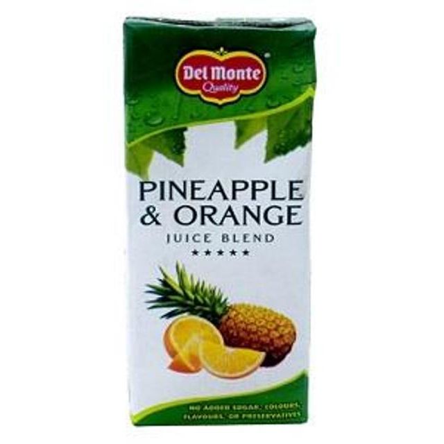 Del Monte Juice Blend Pineapple Orange 250 ml