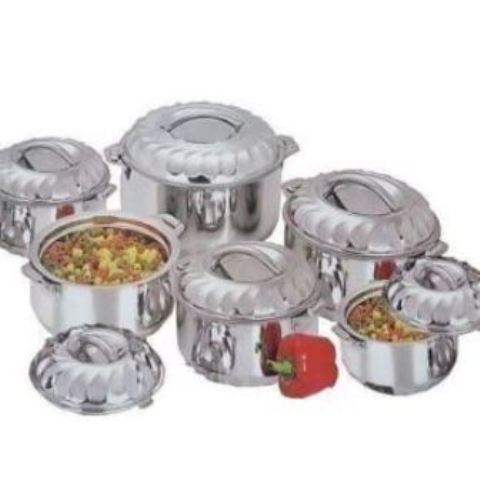 6 piece Hotpots stainless steel